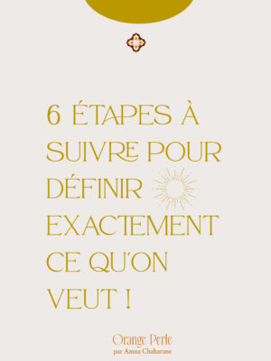 6 etapes a suivre pour definir ce que l_on veut orangeperle